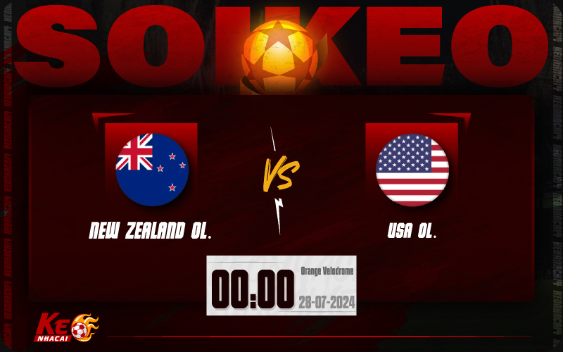 Soi kèo U23 New Zealand vs U23 Mỹ 00h00 ngày 28/7/2024